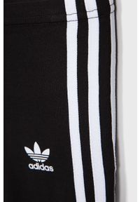 adidas Originals - Legginsy dziecięce 128-170 cm. Kolor: czarny. Materiał: bawełna, dzianina, elastan. Wzór: gładki #2