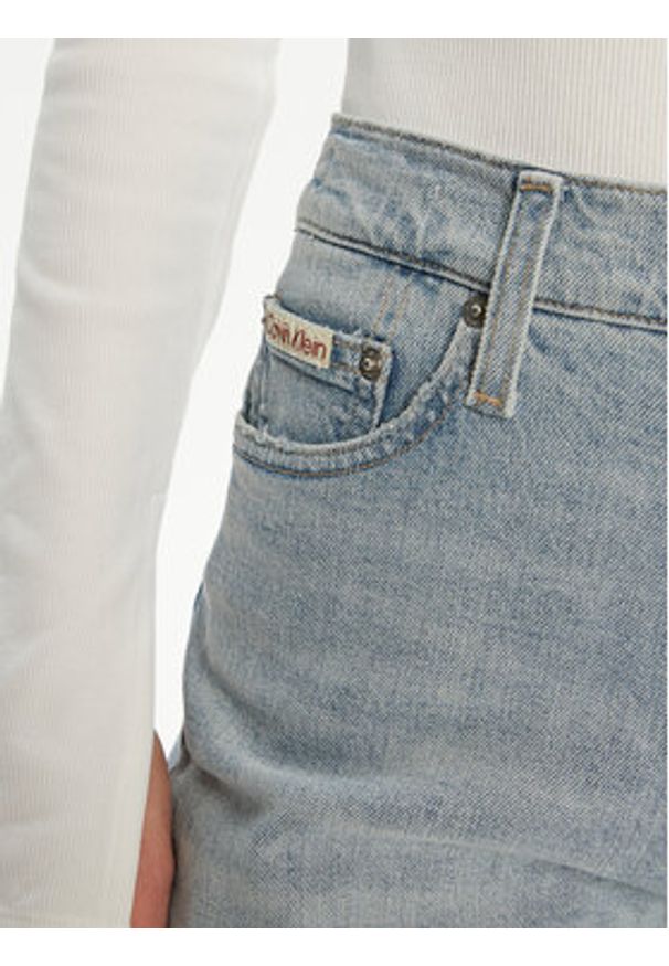 Calvin Klein Jeans Jeansy Authentic J20J224510 Błękitny Bootcut Fit. Kolor: niebieski