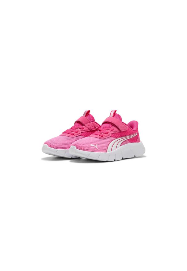 Puma Flexfocus Modern AC+ PS dziecięce trampki różowe roz. 32. Zapięcie: rzepy. Kolor: biały, różowy, wielokolorowy. Materiał: syntetyk. Sport: bieganie