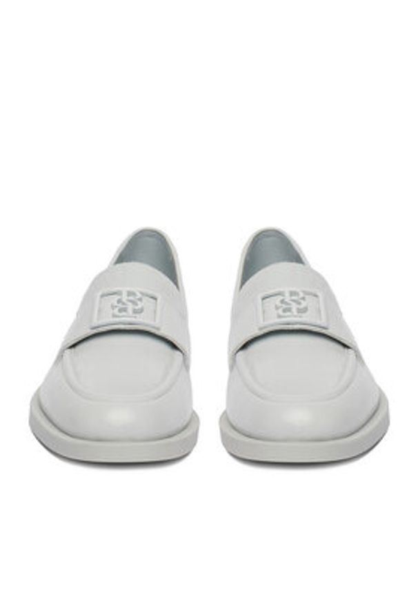 Badura Loafersy EO-ADELE-LT2674-6 Szary. Kolor: szary. Materiał: skóra