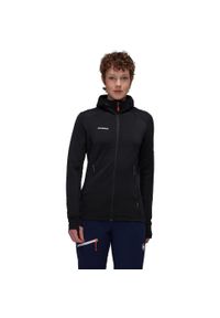 Bluza trekkingowa damska Mammut Taiss Light ML Hooded Jacket. Kolor: wielokolorowy, czarny, szary