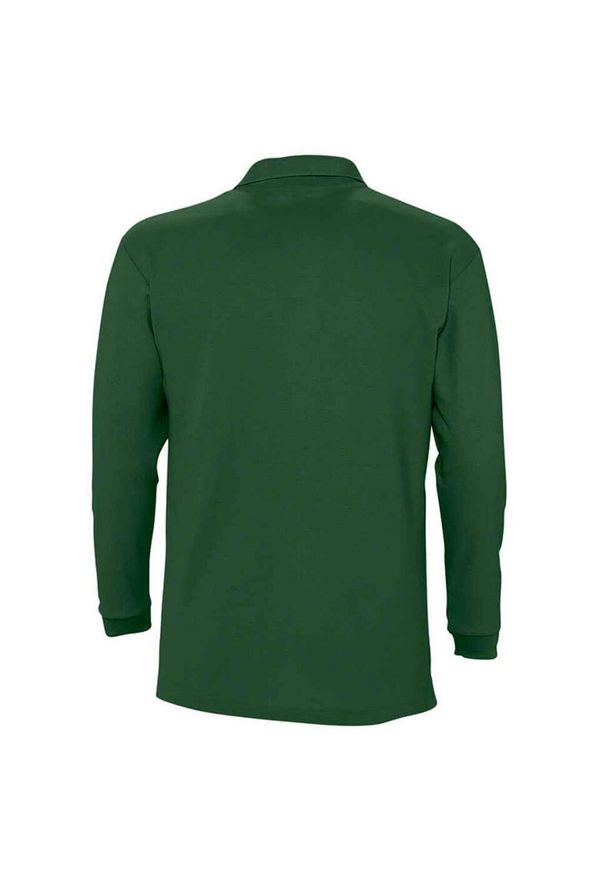 SOL'S - Koszulka Polo Z Długim Rękawem Dla Dorosłych Unisex Winter II. Okazja: na co dzień. Typ kołnierza: polo. Kolor: zielony. Długość rękawa: długi rękaw. Długość: długie. Styl: casual