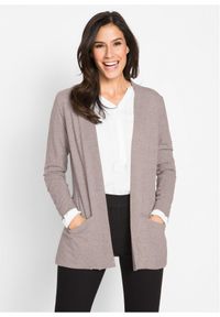 bonprix - Kurtka koszulowa z miękkiej mieszanki wiskozy. Kolor: szary. Materiał: wiskoza #1