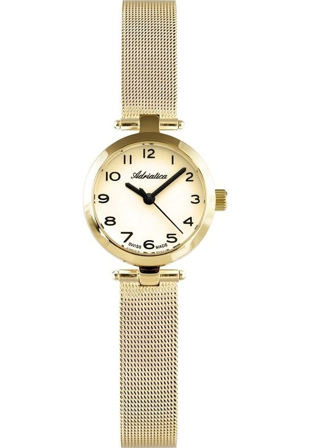 Zegarek Adriatica Zegarek damski Adriatica A3435.1121Q złoty. Kolor: złoty