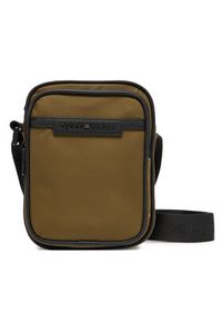 TOMMY HILFIGER - Tommy Hilfiger Saszetka Th Repreve Mini Reporter AM0AM13465 Brązowy. Kolor: brązowy. Materiał: materiał #4