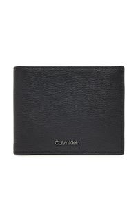 Calvin Klein Portfel męski Modern Bus Bifold 5Cc W/Coin K50K512867 Czarny. Kolor: czarny. Materiał: skóra