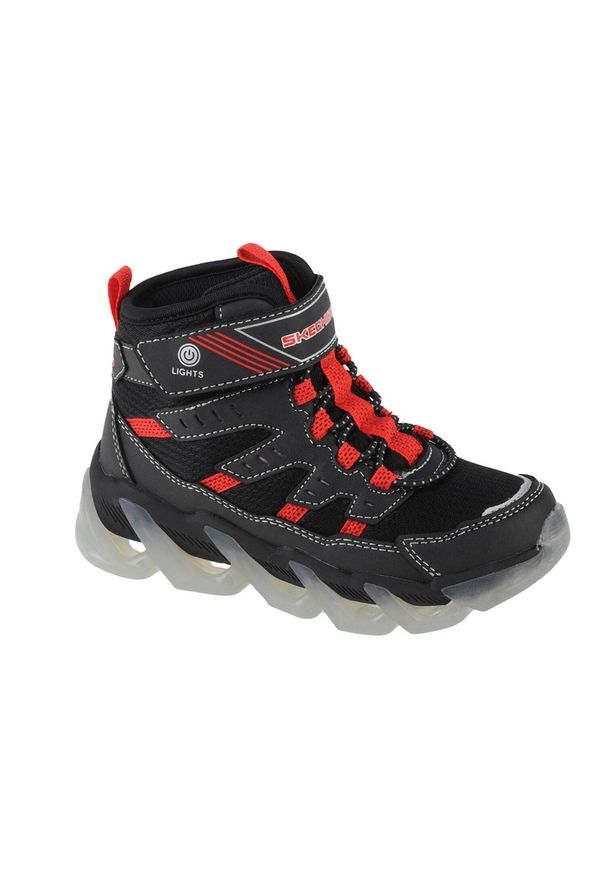 skechers - Buty sportowe chłopięce, Skechers Mega Surge. Kolor: czarny. Materiał: tkanina, guma, materiał, syntetyk. Model: Skechers Sport. Sport: turystyka piesza