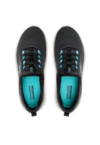 skechers - Skechers Sneakersy Go Walk Flex 124956/BLK Szary. Kolor: szary. Materiał: materiał #5