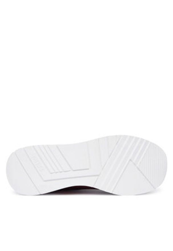 Guess Sneakersy FLFM16 ELE12 Bordowy. Kolor: czerwony. Materiał: skóra