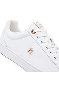 TOMMY HILFIGER - Tommy Hilfiger Sneakersy Elevated Essent Sneaker Monogram FW0FW07999 Biały. Kolor: biały