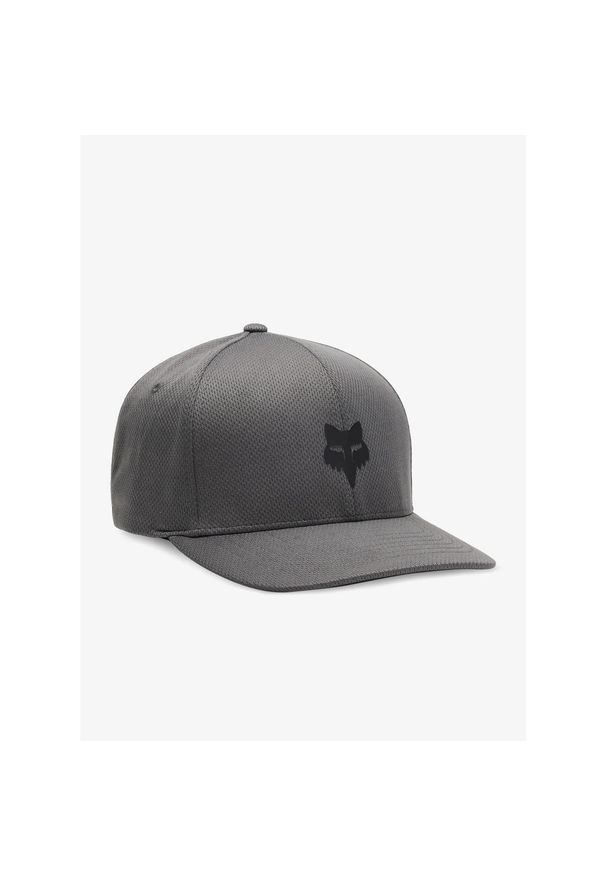 FOX - Czapka z daszkiem Fox Head Tech Flexfit Hat. Kolor: szary