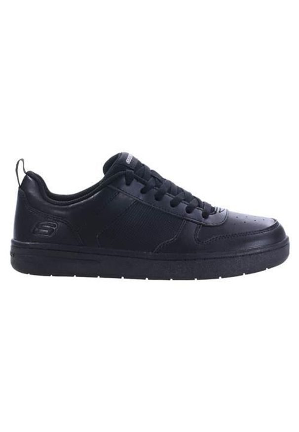 skechers - Buty do chodzenia dla dzieci Skechers Smooth Street-genzo. Kolor: czarny. Materiał: syntetyk, materiał. Szerokość cholewki: normalna. Model: Skechers Sport. Sport: turystyka piesza