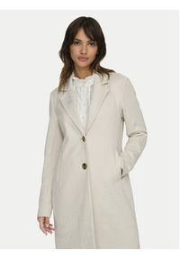 only - ONLY Płaszcz przejściowy Diane 15336518 Beżowy Regular Fit. Kolor: beżowy. Materiał: skóra #4