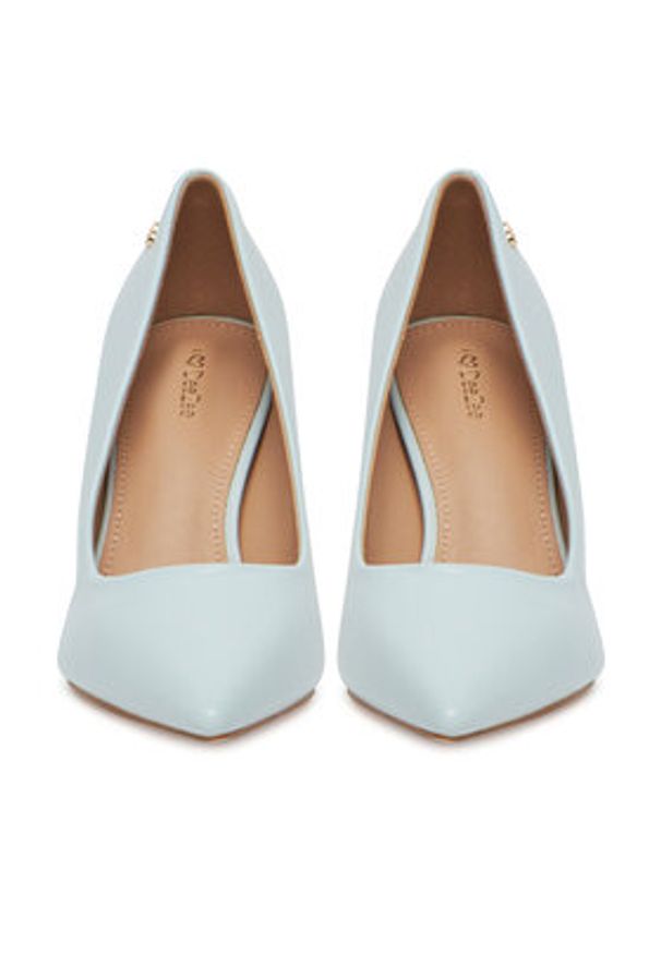 DeeZee Czółenka KB-008 Niebieski. Kolor: niebieski. Materiał: skóra