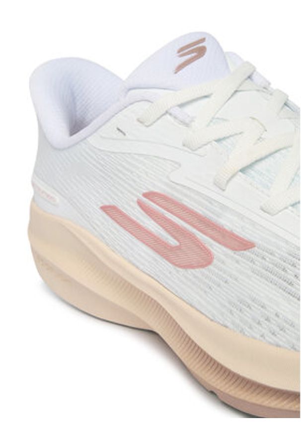 skechers - Skechers Buty do biegania Aero Pulse 172220/WROS Biały. Kolor: biały. Materiał: materiał