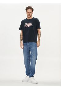 Pepe Jeans T-Shirt Clag PM509384 Granatowy Regular Fit. Kolor: niebieski. Materiał: bawełna #4