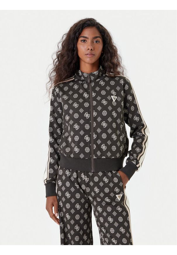 Guess Bluza V5YQ07 K0282 Zielony Regular Fit. Kolor: zielony. Materiał: syntetyk