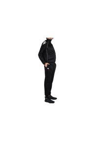 Dres sportowy męski Kappa Ephraim Training Suit. Kolor: czarny, wielokolorowy. Materiał: dresówka. Sport: turystyka piesza, piłka nożna