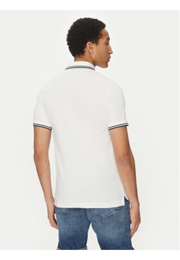 G-Star RAW - G-Star Raw Polo Dunda D17127-5864 Biały Regular Fit. Typ kołnierza: polo. Kolor: biały. Materiał: bawełna