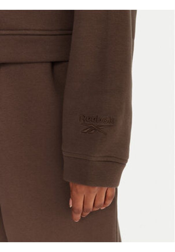 Reebok Bluza Reebok X Ewa Chodakowska RK25305CCW Brązowy Regular Fit. Kolor: brązowy. Materiał: bawełna