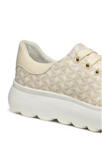 Geox Sneakersy D Spherica Ec4.1 D55TCD 0DSBC C1122 Beżowy. Kolor: beżowy. Materiał: materiał #6