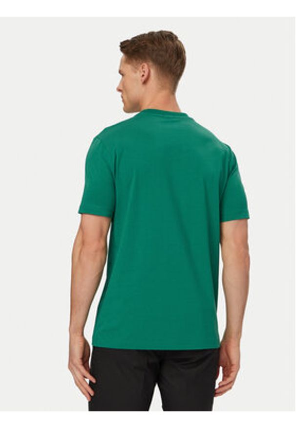 BOSS T-Shirt 50506373 Zielony Regular Fit. Kolor: zielony. Materiał: bawełna