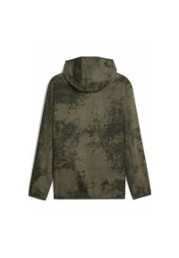 Puma - Męska kurtka TAD ESSENTIALS AOP PUMA Dark Olive Green. Kolor: zielony. Sport: fitness
