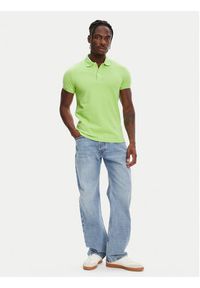 Robe di Kappa Polo William 6006170 Zielony Slim Fit. Typ kołnierza: polo. Kolor: zielony. Materiał: bawełna