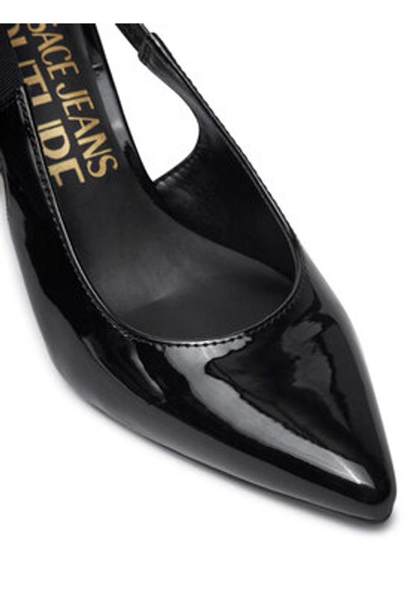 Versace Jeans Couture Szpilki 77VA3S52 Czarny. Kolor: czarny. Materiał: skóra. Obcas: na szpilce