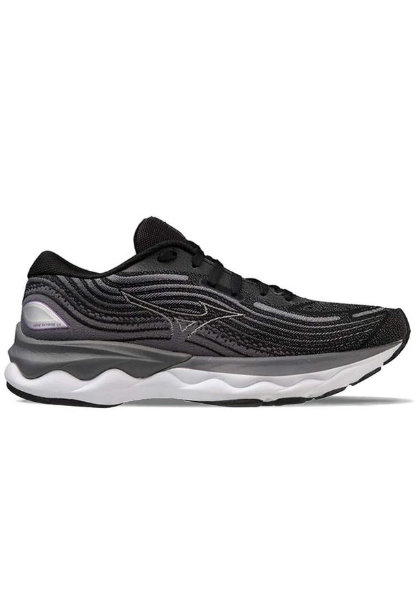 Mizuno - Buty Wave Skyrise 4 Rozmiar 38.5 - J1GD2309-22 Czarny. Kolor: czarny, zielony, biały, wielokolorowy. Model: Mizuno Wave. Sport: bieganie