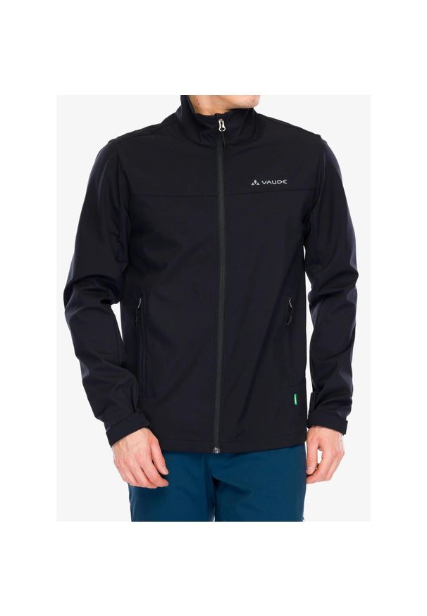 Kurtka softshell męska Vaude Hurricane Jacket IV. Kolor: czarny. Materiał: softshell