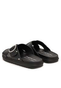 EMU Australia Klapki Ebony W13247 Czarny. Kolor: czarny. Materiał: skóra #4