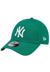 New Era - Czapka z daszkiem damska Wmns LE 9FORTY New York Yankees Cap. Kolor: zielony, biały, wielokolorowy. Materiał: bawełna. Styl: sportowy