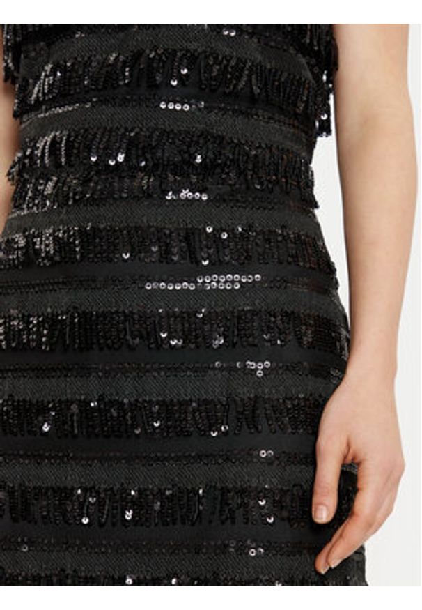 JOOP! Spódnica midi 30044815 Czarny Regular Fit. Kolor: czarny. Materiał: syntetyk