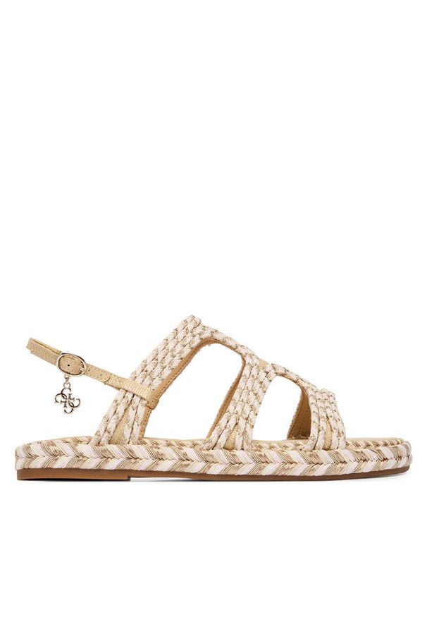 Sandały Guess. Kolor: beżowy