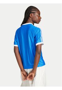 Adidas - adidas T-Shirt adicolor 3-Stripes IY7233 Niebieski Loose Fit. Kolor: niebieski. Materiał: syntetyk