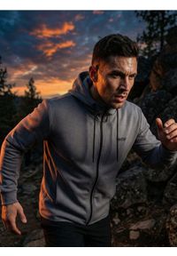 Sinsay - Rozpinana bluza z kapturem - szary. Typ kołnierza: kaptur. Kolor: szary #1