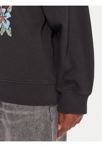 Roxy Bluza Lineup ERJFT05006 Czarny Relaxed Fit. Kolor: czarny. Materiał: bawełna