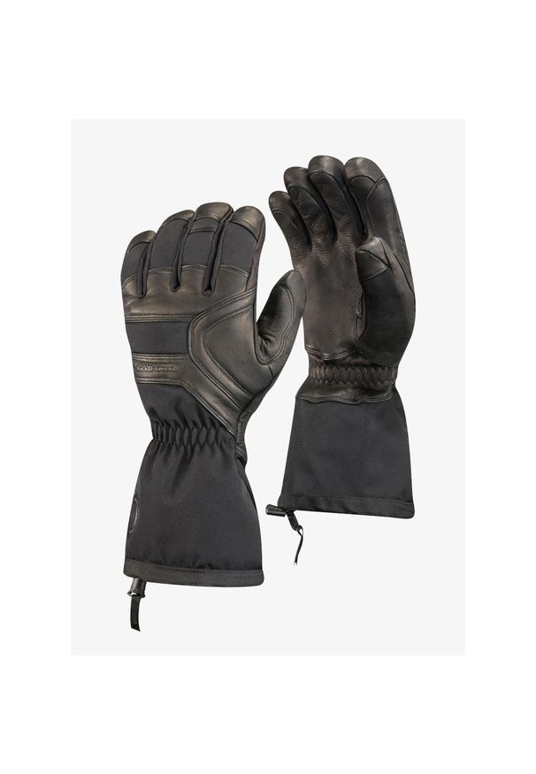 Rękawice turystyczne Black Diamond Crew Gloves. Kolor: czarny. Sport: turystyka piesza