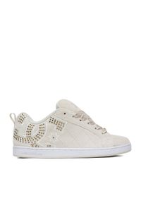 DC Shoes Sneakersy EO-COURT GRAFFIK SE DC01666102 Écru. Materiał: zamsz, skóra #1