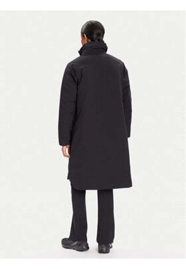 Jack Wolfskin Płaszcz zimowy Frost Haven A65090 Czarny Regular Fit. Kolor: czarny. Materiał: syntetyk. Sezon: zima
