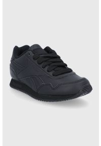 Reebok Classic buty dziecięce Royal Cljog kolor czarny. Nosek buta: okrągły. Zapięcie: sznurówki. Kolor: czarny. Materiał: guma. Model: Reebok Classic, Reebok Royal #2