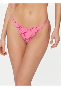 Hugo Dół od bikini 50510800 Różowy. Kolor: różowy. Materiał: syntetyk