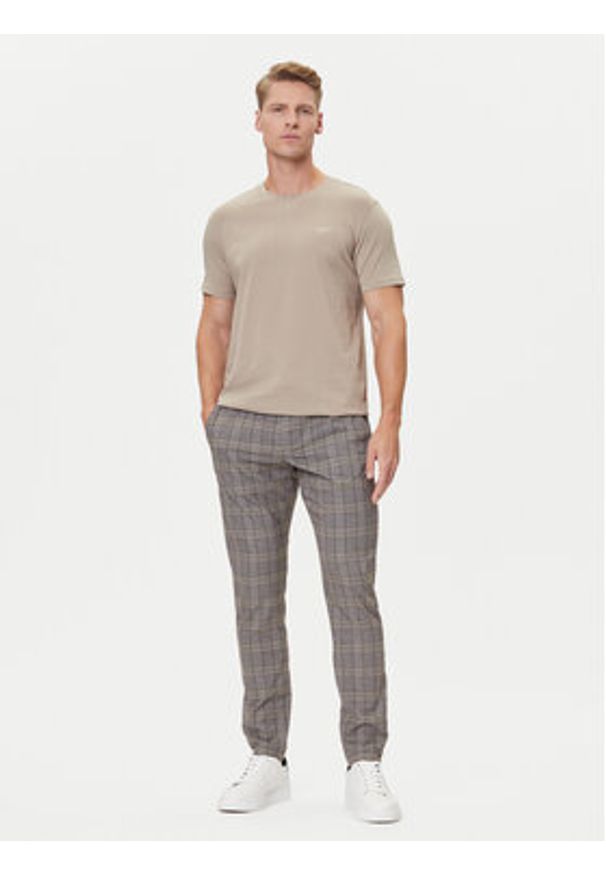 JOOP! Jeans T-Shirt 15 JJJ-32Alphis 30045926 Beżowy Modern Fit. Kolor: beżowy. Materiał: bawełna