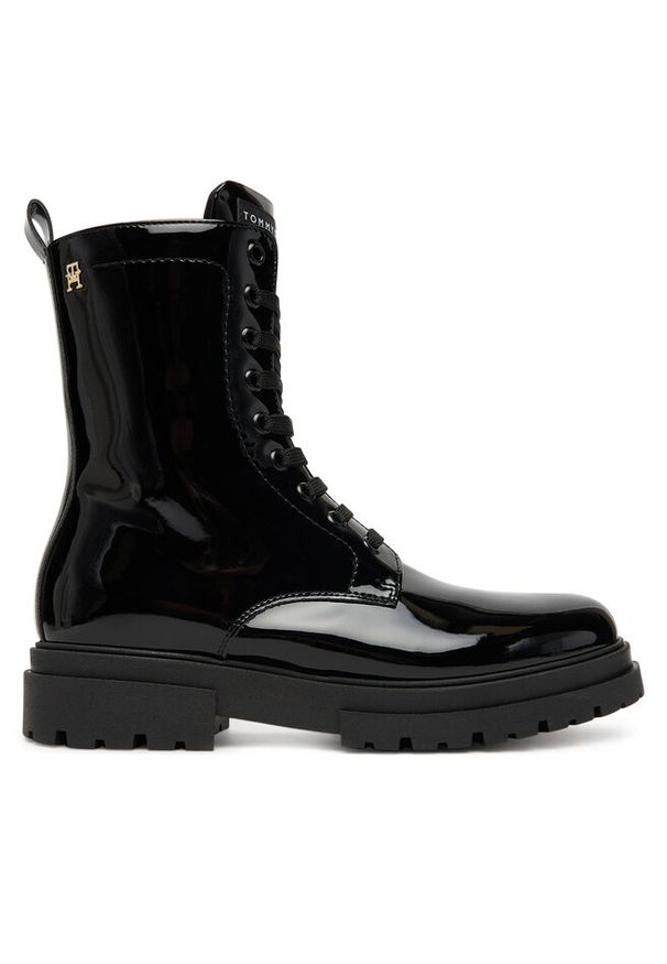 TOMMY HILFIGER - Trapery Tommy Hilfiger. Kolor: czarny