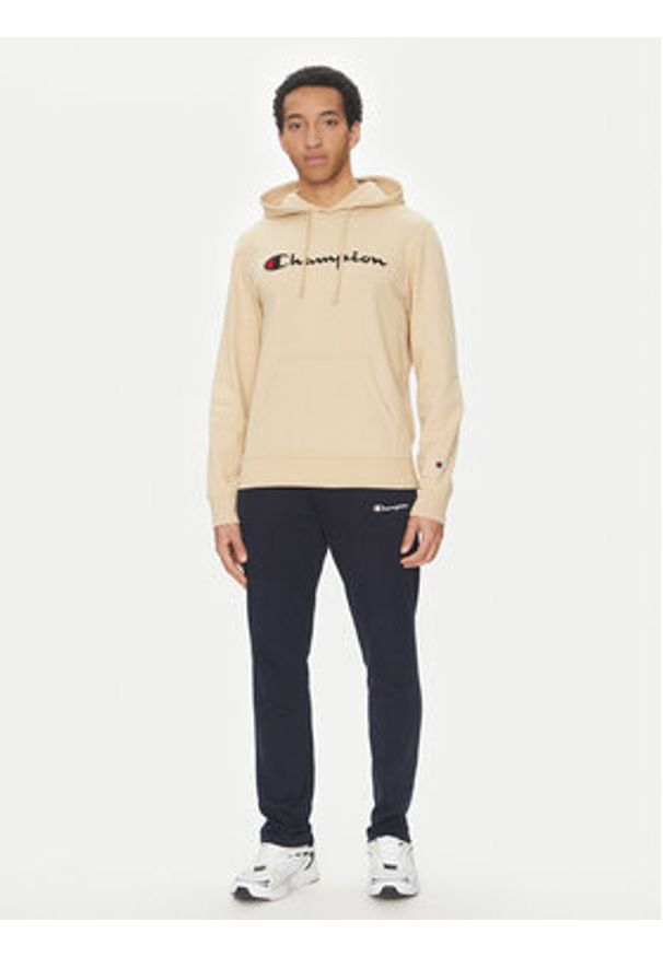 Champion Bluza 220726 Beżowy Regular Fit. Kolor: beżowy. Materiał: syntetyk