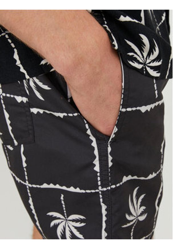 Jack & Jones - Jack&Jones Koszula Jorluke 12255727 Czarny Relaxed Fit. Kolor: czarny. Materiał: wiskoza