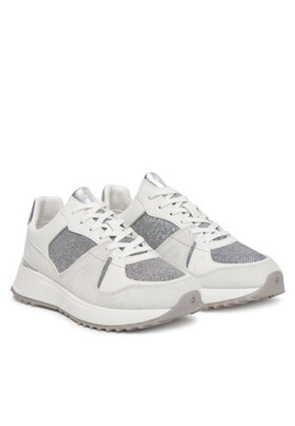 MICHAEL Michael Kors Sneakersy Jaime 43T5JMFS2S Srebrny. Kolor: srebrny. Materiał: materiał