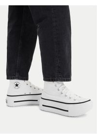 Converse Trampki Chuck Taylor All Star Lift Double Stack A12976C Biały. Kolor: biały. Materiał: materiał #1