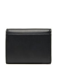 Calvin Klein Mały Portfel Damski Bold Ck Medium Bifold LV04F1047G Czarny. Kolor: czarny. Materiał: skóra